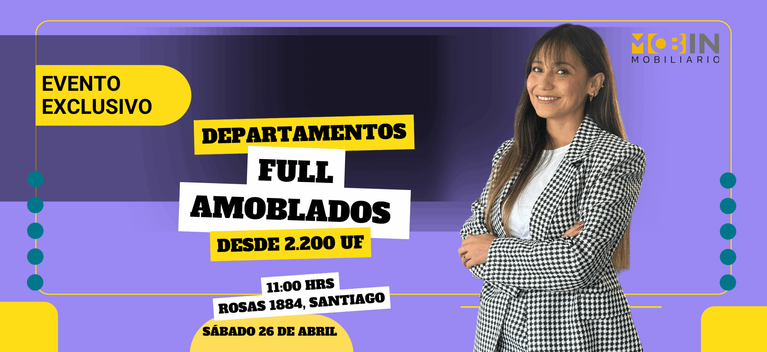 sale evento full amoblados en santiago inscribete